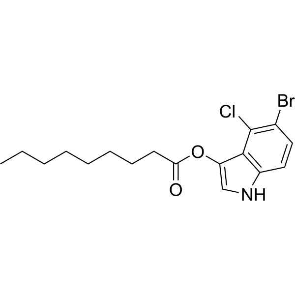 5-Bromo-4-chloro-1H-indol-3-yl nonanoate 133950-77-3